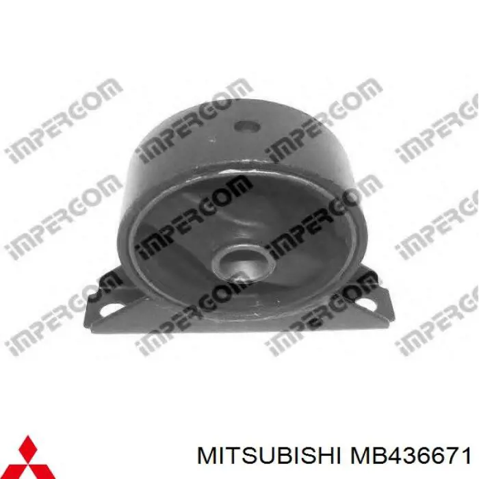  Coxim (suporte) dianteiro de motor Mitsubishi Colt III hatchback (C5A) (1986 - 1992) III