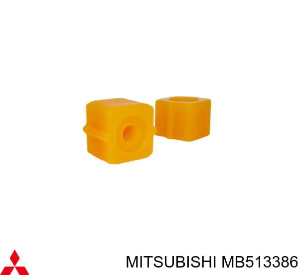 MB513386 Mitsubishi Coxim de chassi (de fixação de carroçaria)