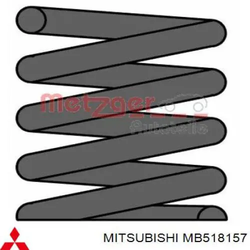 MB518157 Mitsubishi Mola dianteira