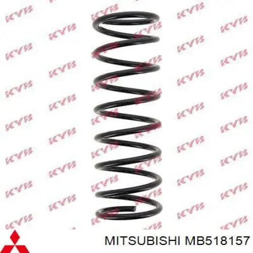 Mola dianteira Mitsubishi MB518157 preço, a partir de 77,21 USD