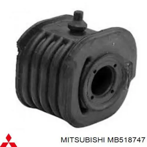 MB518747 Mitsubishi Bloco silencioso dianteiro do braço oscilante inferior