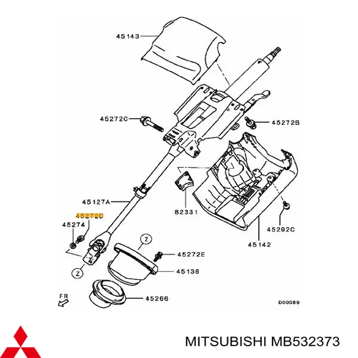  Mitsubishi MB532373 preço, a partir de  