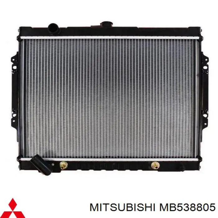 MB538805 Mitsubishi Radiador de esfriamento de motor