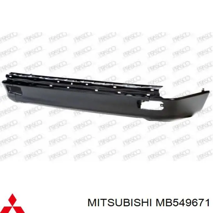 Pára-choque traseiro, parte inferior Mitsubishi MB549671 preço, a partir de  