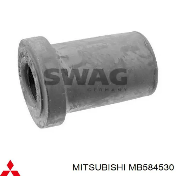 Compre MB584530 Mitsubishi Bloco silencioso traseiro da suspensão de lâminas traseira