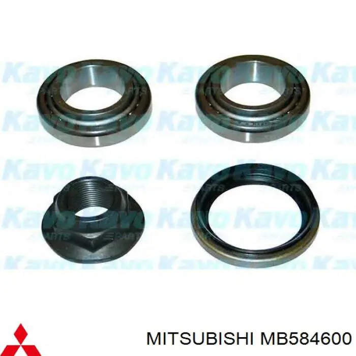Compre MB584600 Mitsubishi Porca de cubo traseiro