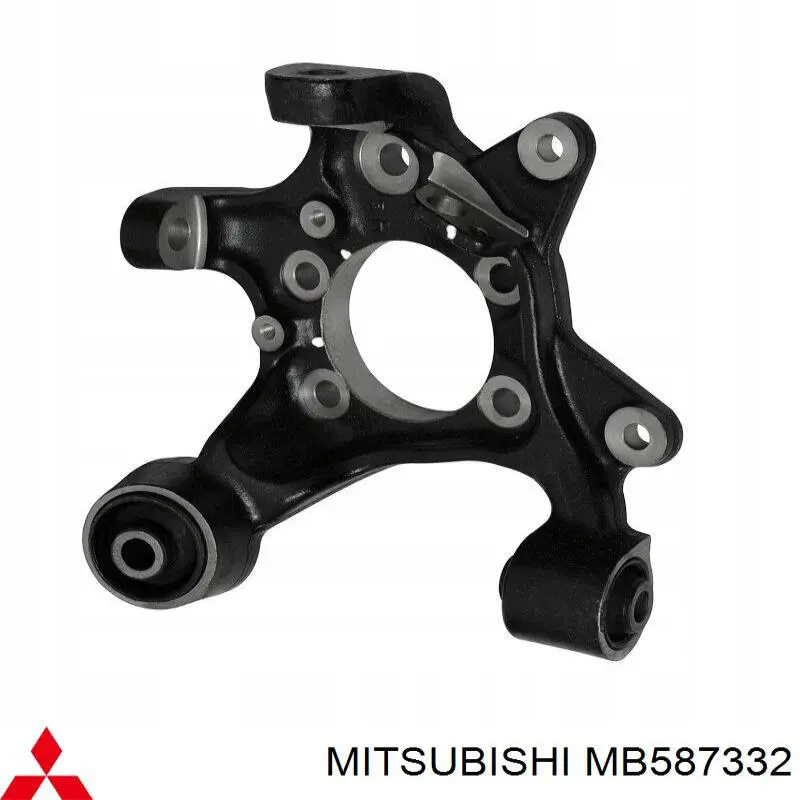Pino moente (extremidade do eixo) dianteiro direito Mitsubishi MB518707 preço, a partir de 555,36 USD