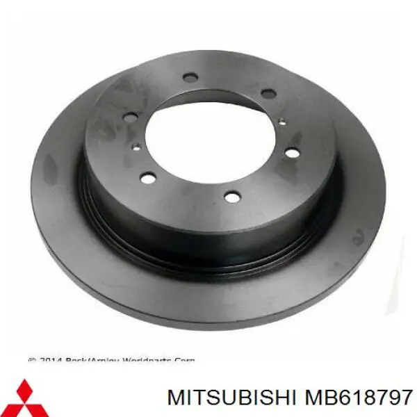 Compre MB618797 Mitsubishi Disco do freio traseiro