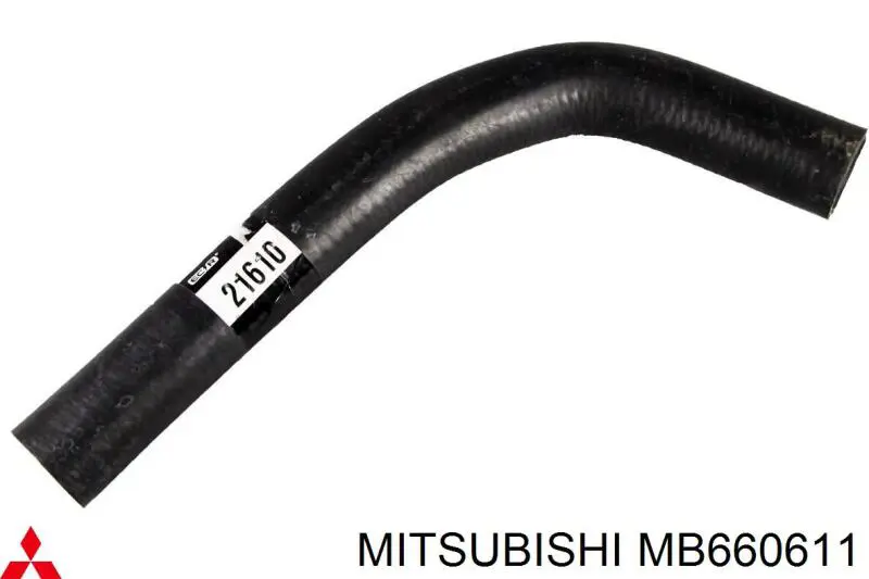 Mangueira (cano derivado) inferior do radiador de esfriamento Mitsubishi MB660611 preço, a partir de 24,67 USD