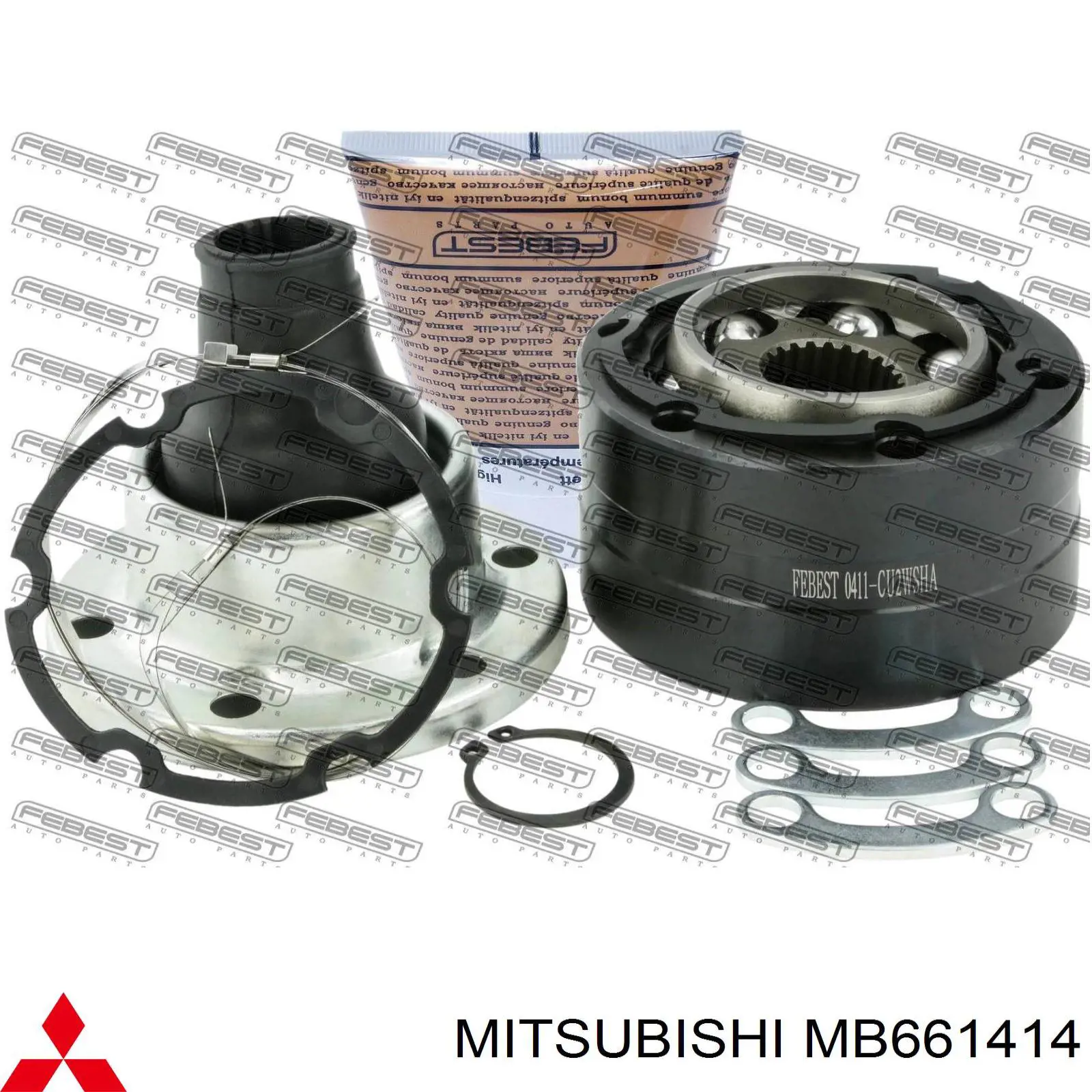 Junta homocinética dianteira da junta universal dianteira Mitsubishi MB661414 preço, a partir de 104,55 USD