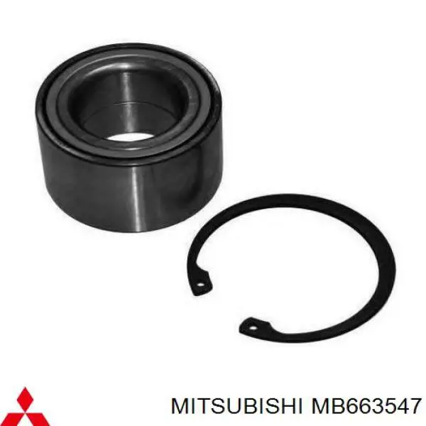 MB663547 Mitsubishi Rolamento de cubo traseiro