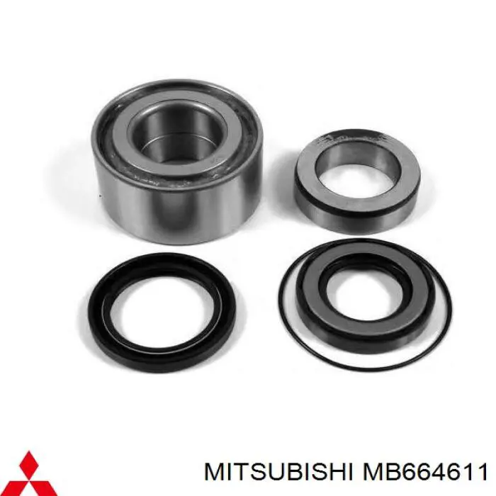 MB664611 Mitsubishi Rolamento de cubo traseiro