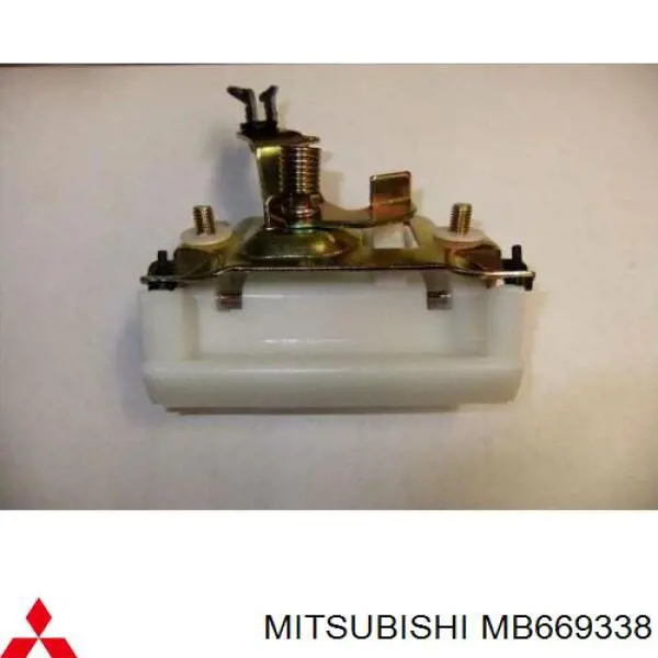 MB669338 Mitsubishi Puxador externo de tampa de porta-malas (de 3ª/5ª porta traseira)