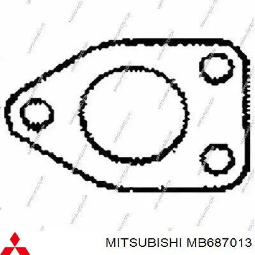 Vedante do silenciador de montagem Mitsubishi MB687013 preço, a partir de 3,07 USD