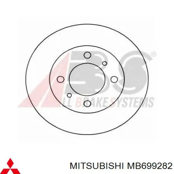 Compre MB699282 Mitsubishi Disco do freio dianteiro