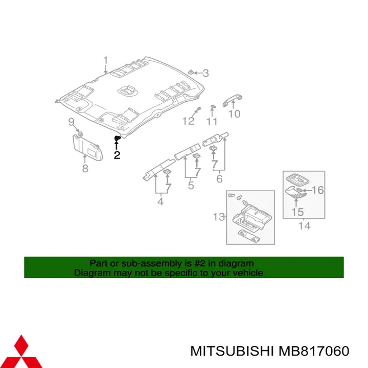  Mitsubishi MR444858 preço, a partir de 3,56 USD