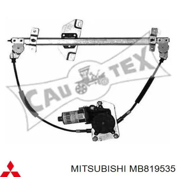 Compre MB819535 Mitsubishi Mecanismo de acionamento de vidro da porta dianteira esquerda