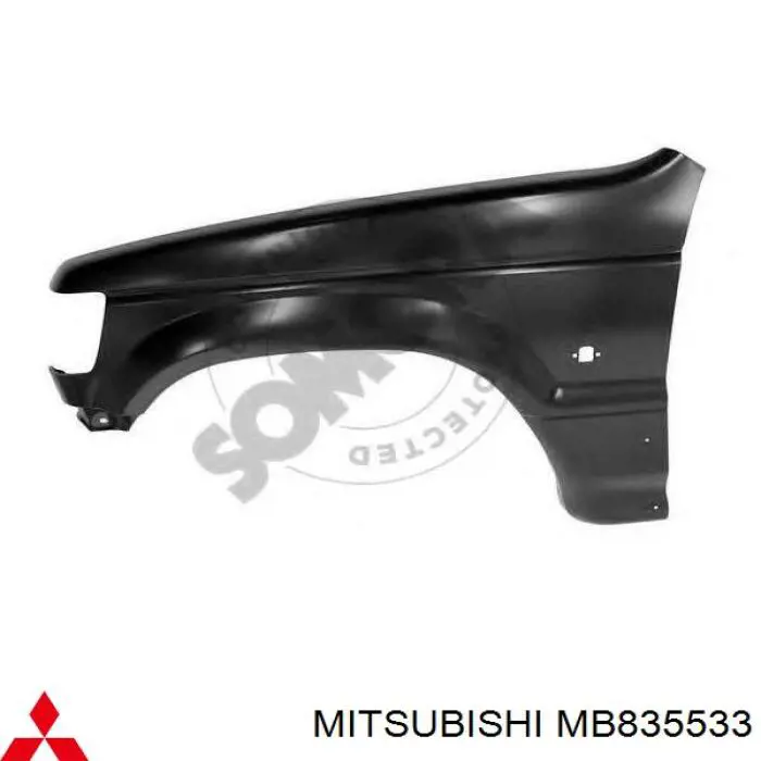 Compre MB835533 Mitsubishi Pára-lama dianteiro esquerdo