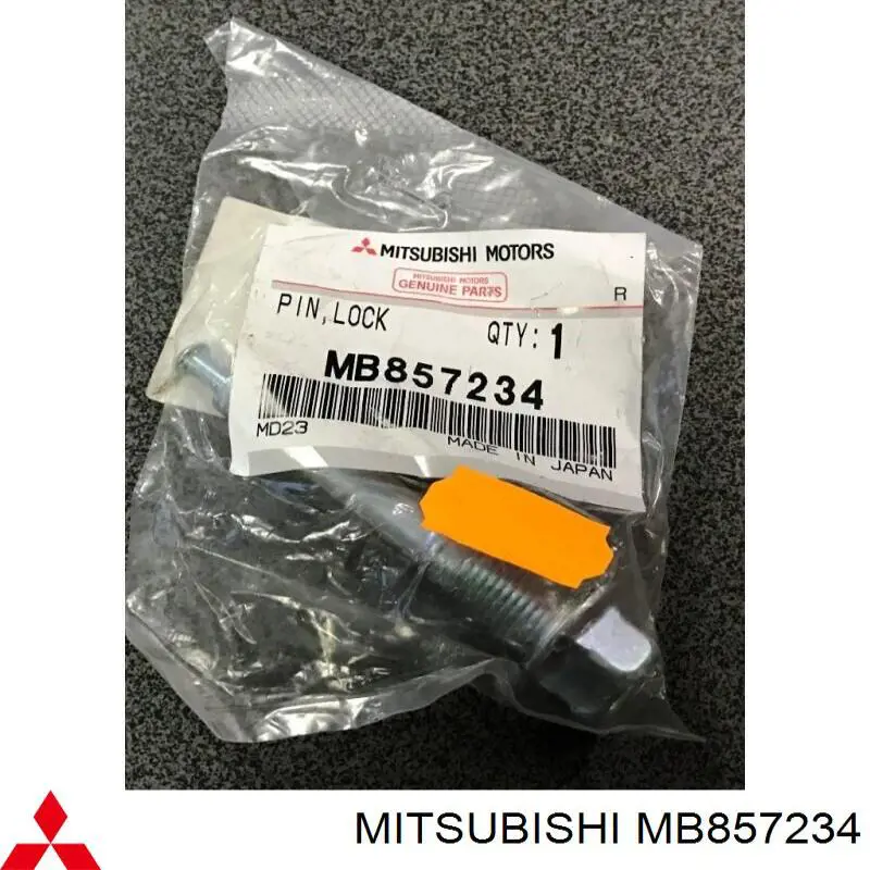 MB857234 Mitsubishi Guia superior de suporte traseiro
