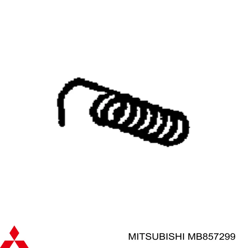 Mola de aperto das sapatas traseiras de tambor Mitsubishi MB857299 preço, a partir de 8,68 USD
