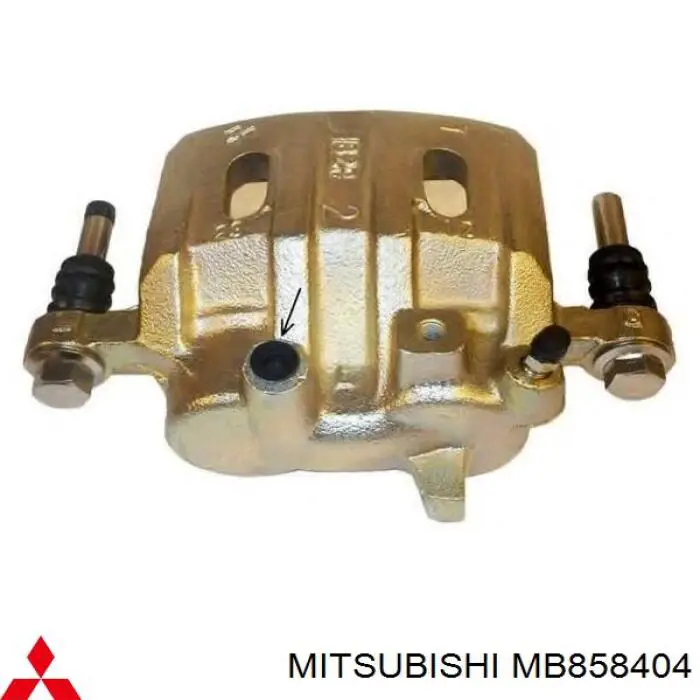 Compre MB858404 Mitsubishi Suporte do freio dianteiro esquerdo