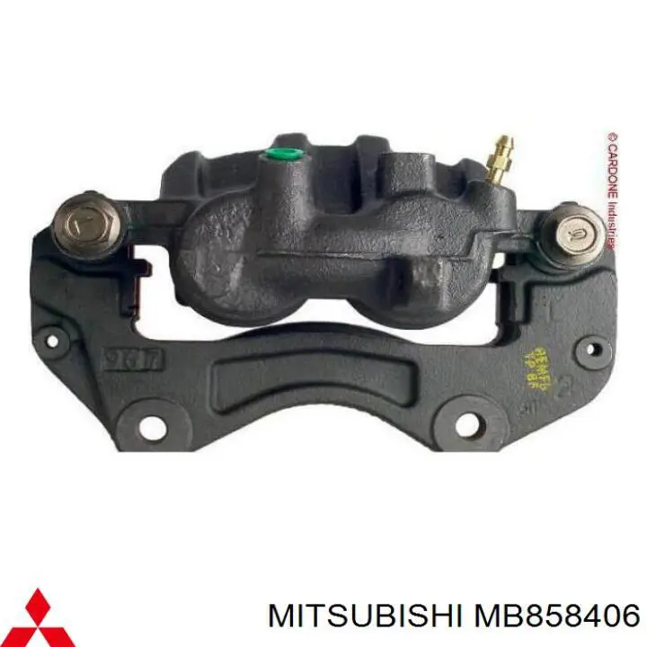 MB858406 Mitsubishi Suporte do freio dianteiro esquerdo