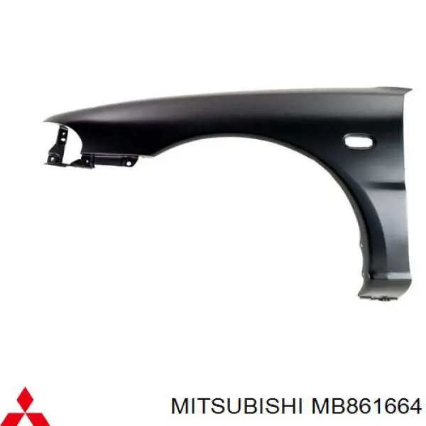  Pára-lama dianteiro direito Mitsubishi Lancer V sedan (CB, CD, CE) (1991 - 1996) V