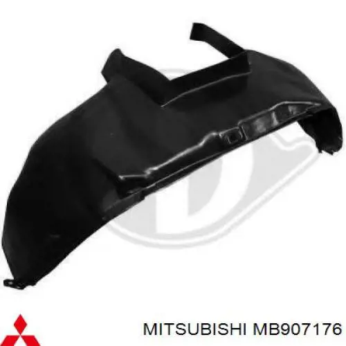 Guarda-barras direito do pára-lama dianteiro para Mitsubishi Lancer V CBW,CDW