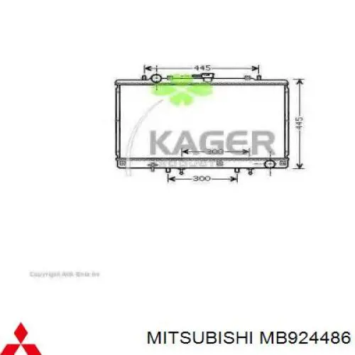 Radiador de esfriamento de motor 5278085 Polcar