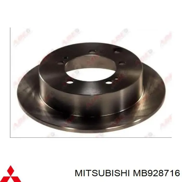 Compre MB928716 Mitsubishi Disco do freio traseiro