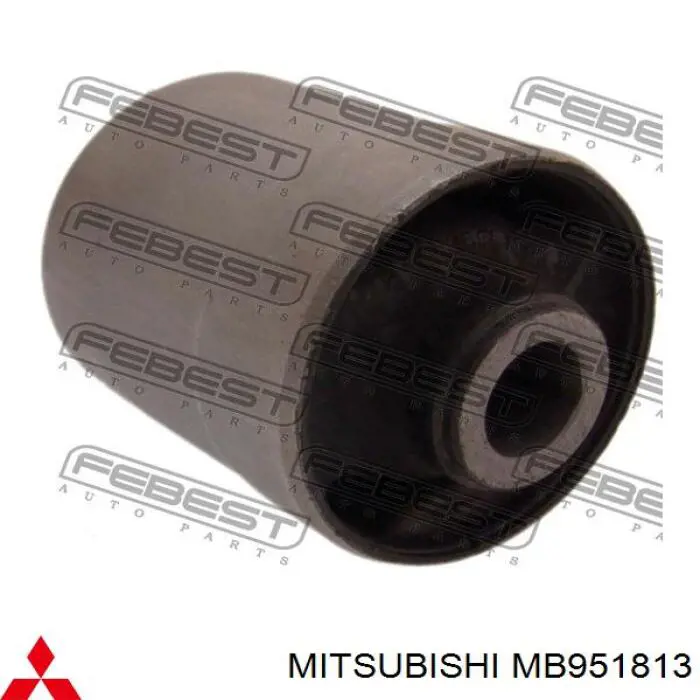 Compre MB951813 Mitsubishi Bloco silencioso do braço oscilante inferior traseiro longitudinal