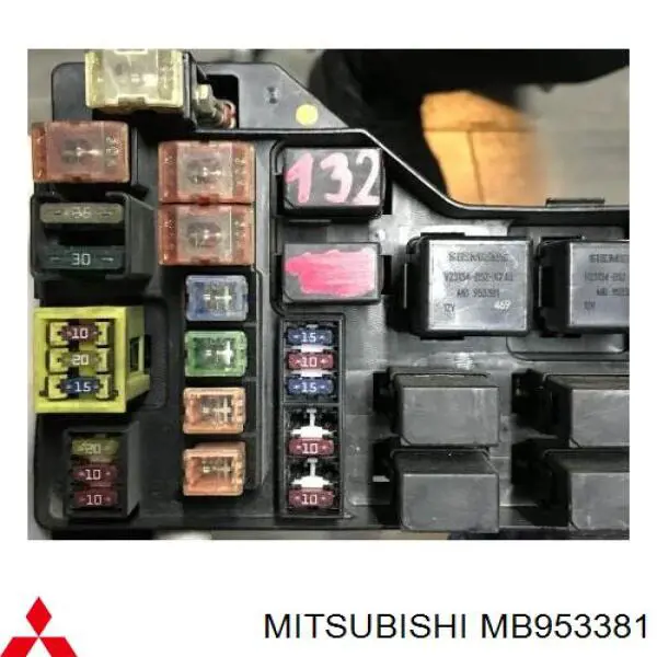MB953381 Mitsubishi Relê das luzes de nevoeiro