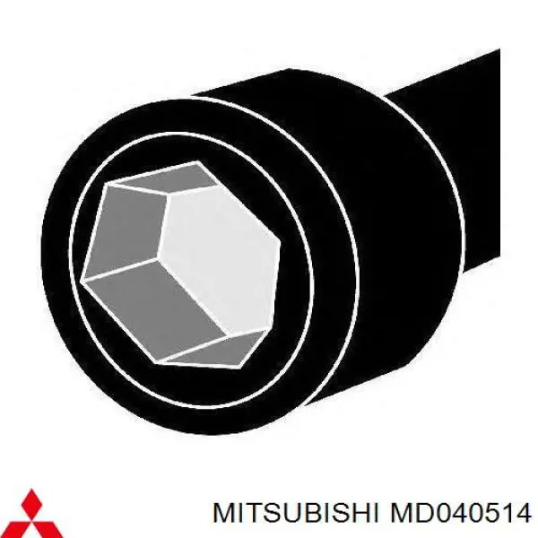 MD040514 Mitsubishi Parafuso de cabeça de motor (CBC)