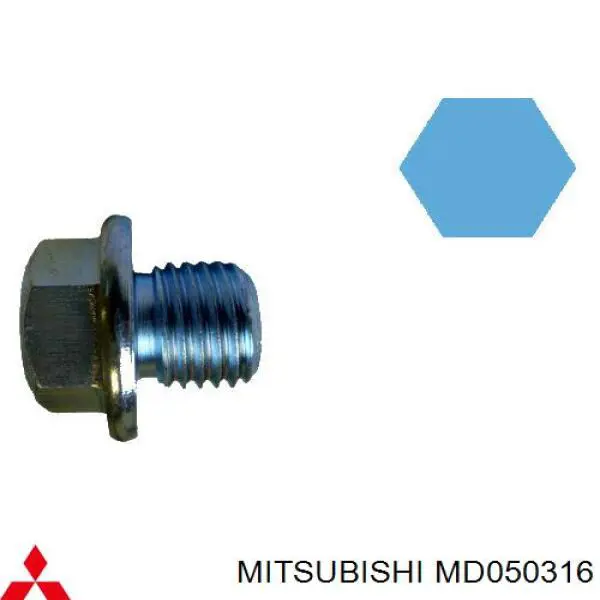 Compre MD050316 Mitsubishi Tampão de panela de motor