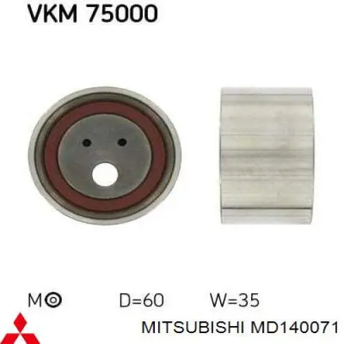 Compre MD140071 Mitsubishi Rolo de reguladora de tensão da correia do mecanismo de distribuição de gás