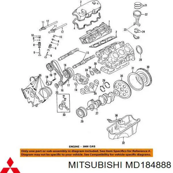 MD184888 Mitsubishi 