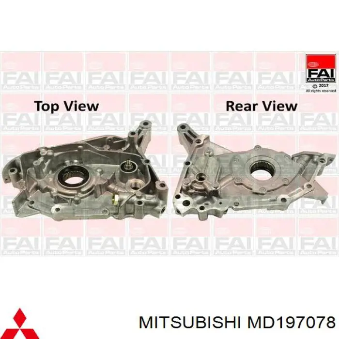 Vedante de tampa dianteira de motor Mitsubishi MD197078 preço, a partir de 8,65 USD