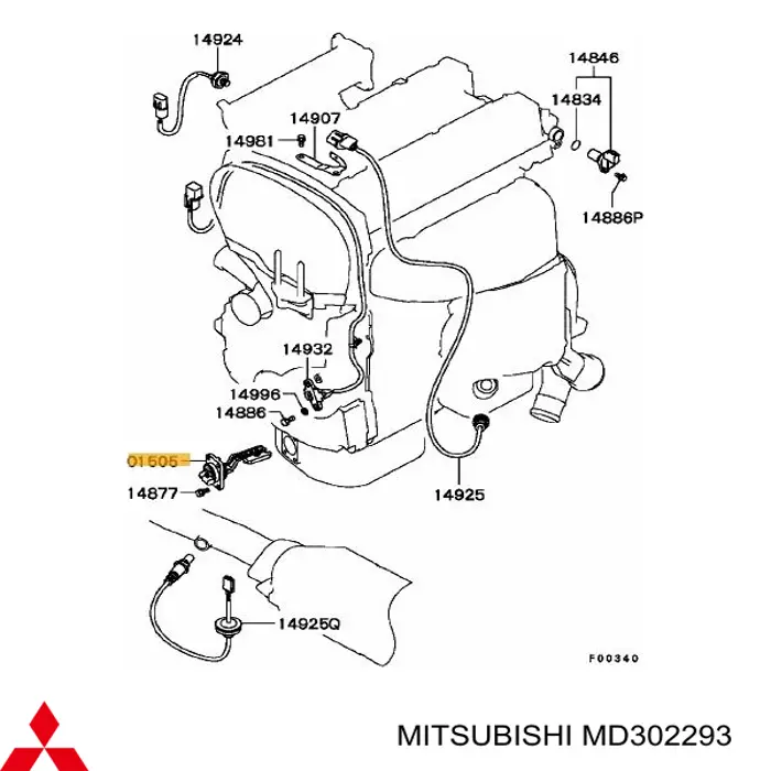 Sensor do nível de óleo de motor Mitsubishi MD302293 preço, a partir de 219,15 USD