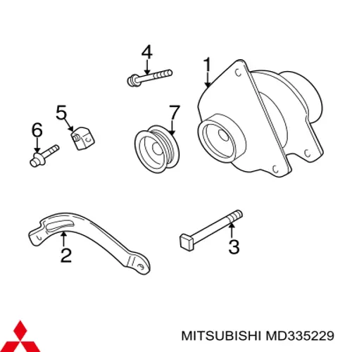  Mitsubishi MD335229 preço, a partir de  USD