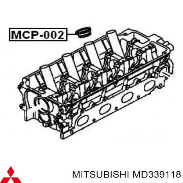 Compre MD339118 Mitsubishi Vedante anular da cavidade de vela