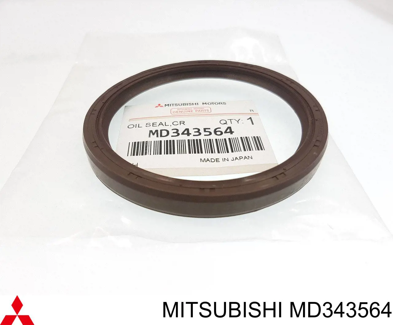 MD343564 Mitsubishi Vedação traseira de cambota de motor