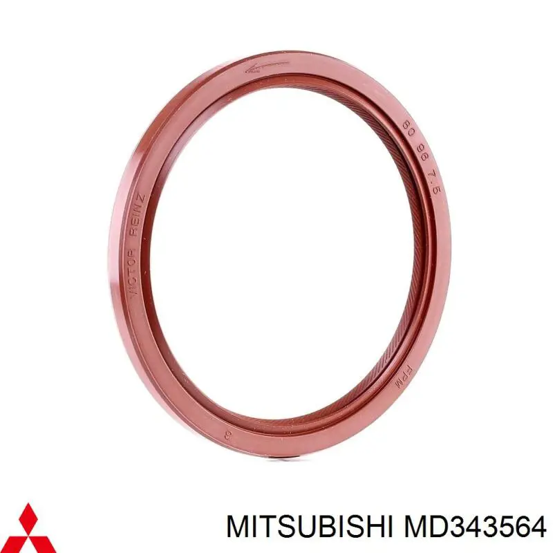 Vedação traseira de cambota de motor Mitsubishi MD343564 preço, a partir de 24,18 USD