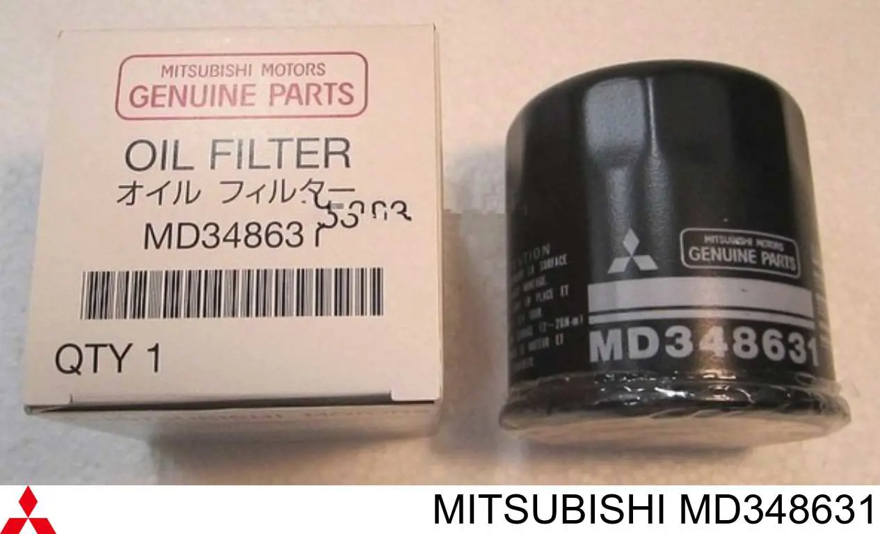 MD348631 Mitsubishi Filtro de óleo