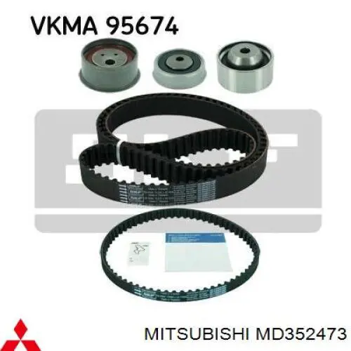 Compre MD352473 Mitsubishi Rolo de reguladora de tensão da correia de equilibração