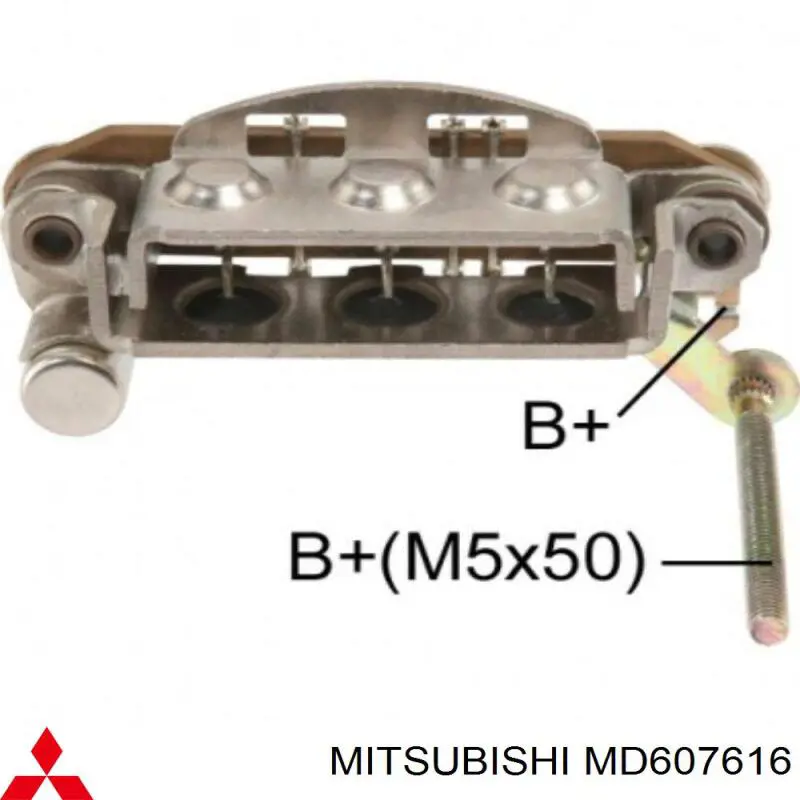 Eixo de diodos do gerador Mitsubishi MD607616 preço, a partir de 24,03 USD