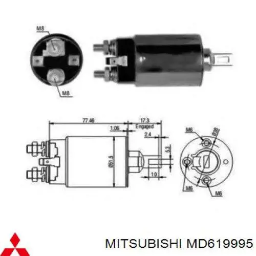 Roda-livre do motor de arranco Mitsubishi 1810A144 preço, a partir de  USD