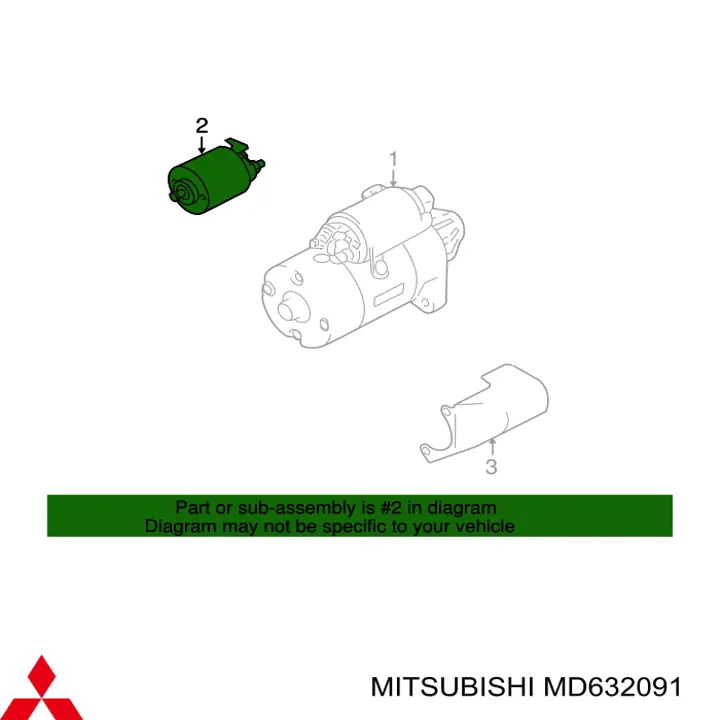  Mitsubishi MD632091 preço, a partir de 189,53 USD
