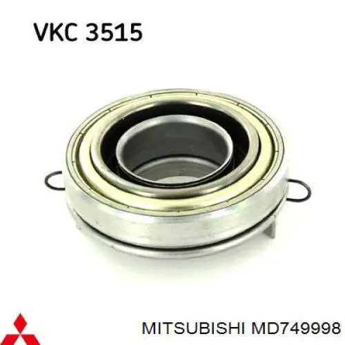 Rolamento de liberação de embraiagem Mitsubishi MD749998 preço, a partir de 32,70 USD