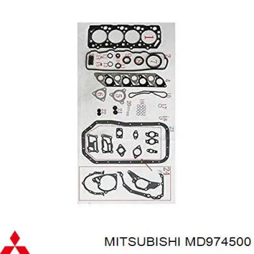 Compre MD974500 Mitsubishi Kit de vedantes de motor completo