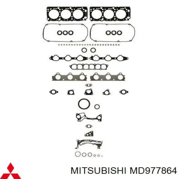 Kit de vedantes de motor completo Mitsubishi MD977864 preço, a partir de 125,51 USD